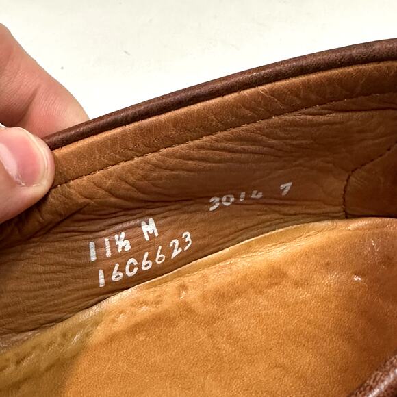 NEW HEELS Rancourt & Co x HS Trask Handsewn Buckle Kiltie Loafer Moc USA 11.5 D main image 13
